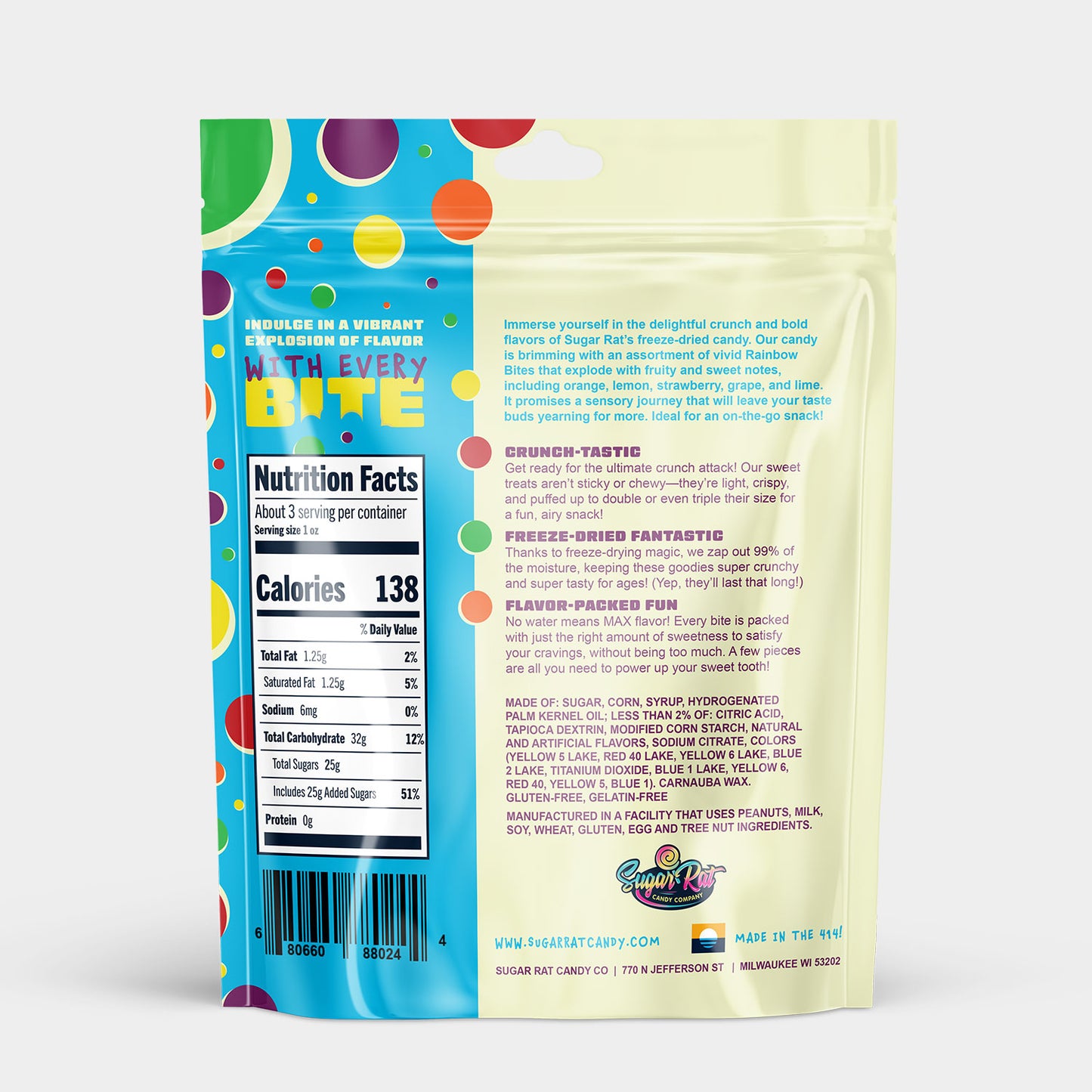 Freeze Dried Rainbow Bites